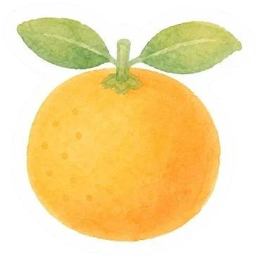 귤 스티커